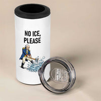 Funny George Washington Political Anti Ice Gift 4 in 1 Can Cooler Tumbler
