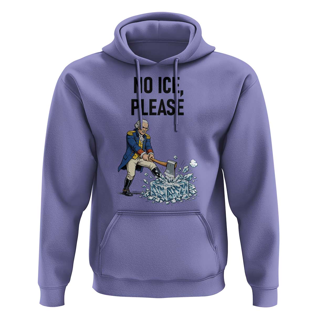 Funny George Washington Political Anti Ice Gift Hoodie