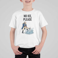Funny George Washington Political Anti Ice Gift T Shirt For Kid
