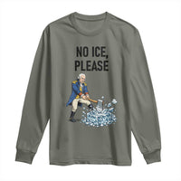 Funny George Washington Political Anti Ice Gift Long Sleeve Shirt