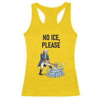 Funny George Washington Political Anti Ice Gift Racerback Tank Top