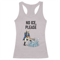 Funny George Washington Political Anti Ice Gift Racerback Tank Top