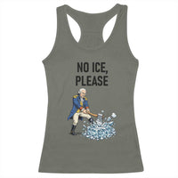 Funny George Washington Political Anti Ice Gift Racerback Tank Top