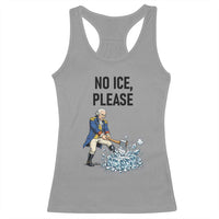 Funny George Washington Political Anti Ice Gift Racerback Tank Top