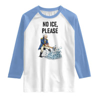 Funny George Washington Political Anti Ice Gift Raglan Shirt