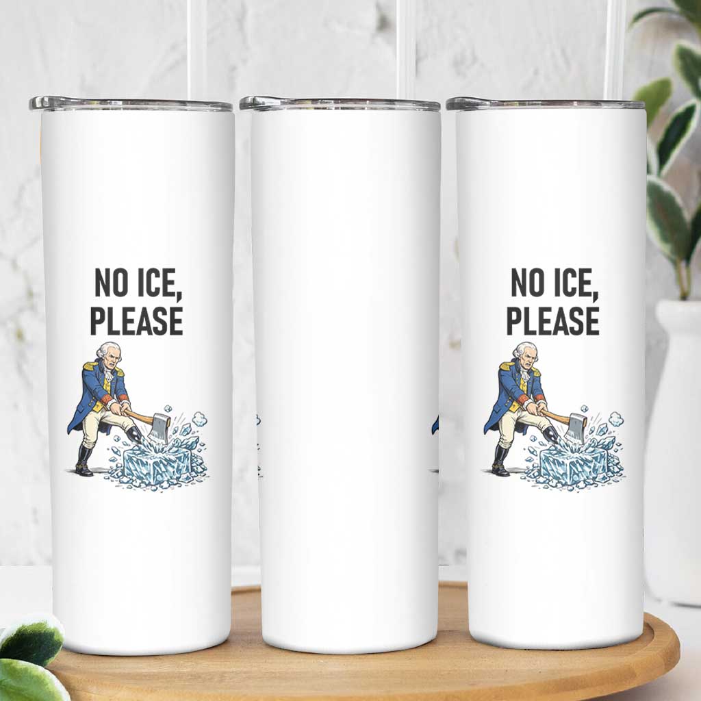 Funny George Washington Political Anti Ice Gift Skinny Tumbler