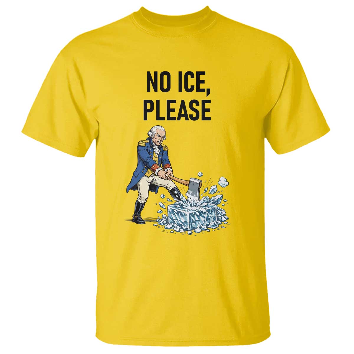 Funny George Washington Political Anti Ice Gift T Shirt