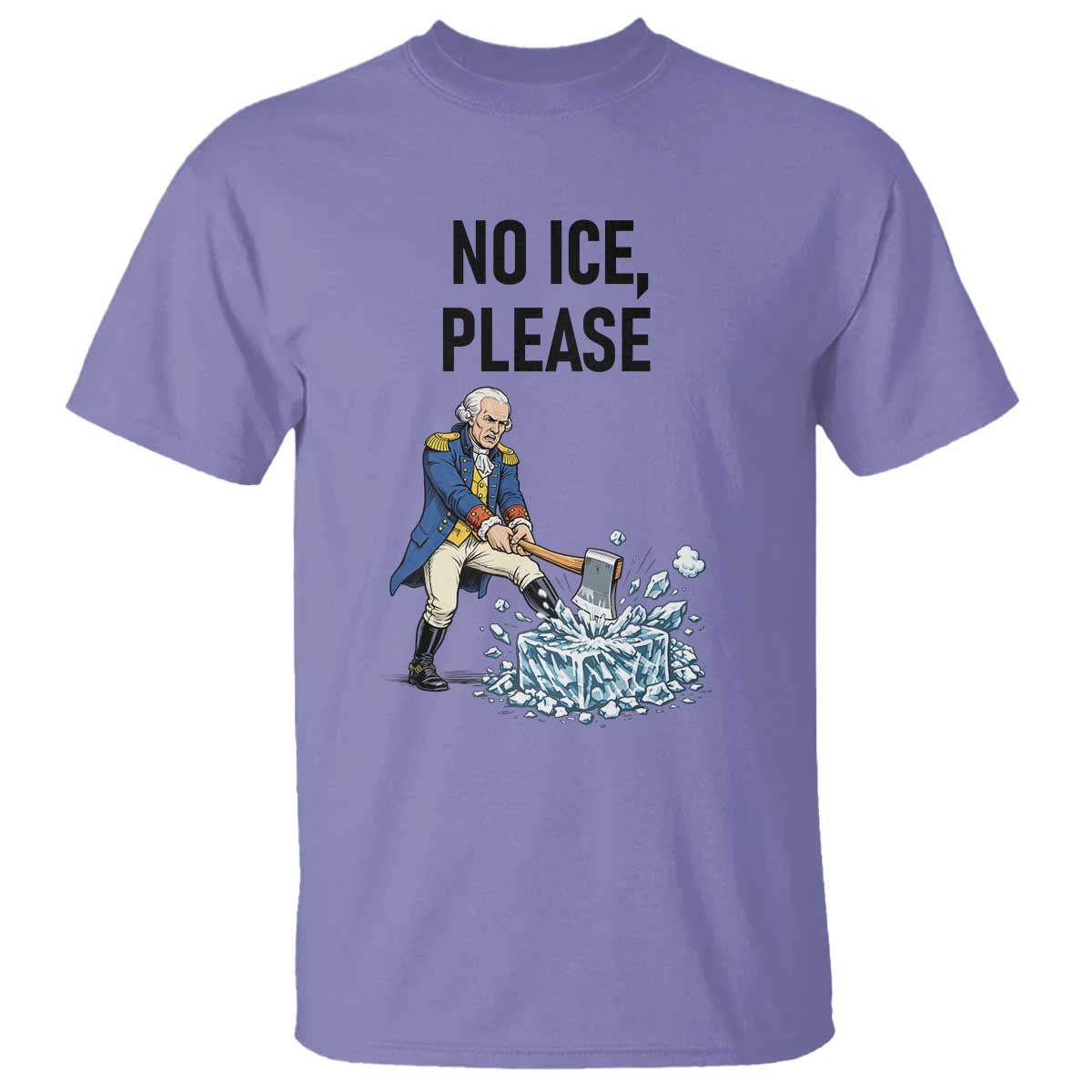 Funny George Washington Political Anti Ice Gift T Shirt