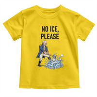 Funny George Washington Political Anti Ice Gift Toddler T Shirt