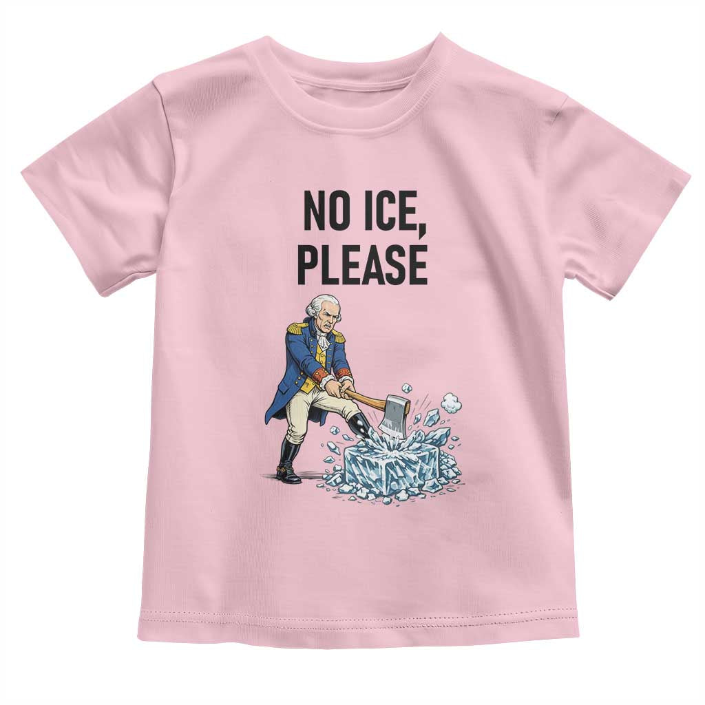 Funny George Washington Political Anti Ice Gift Toddler T Shirt
