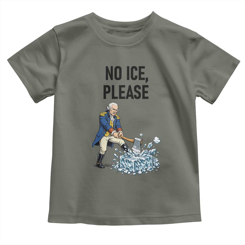 Funny George Washington Political Anti Ice Gift Toddler T Shirt