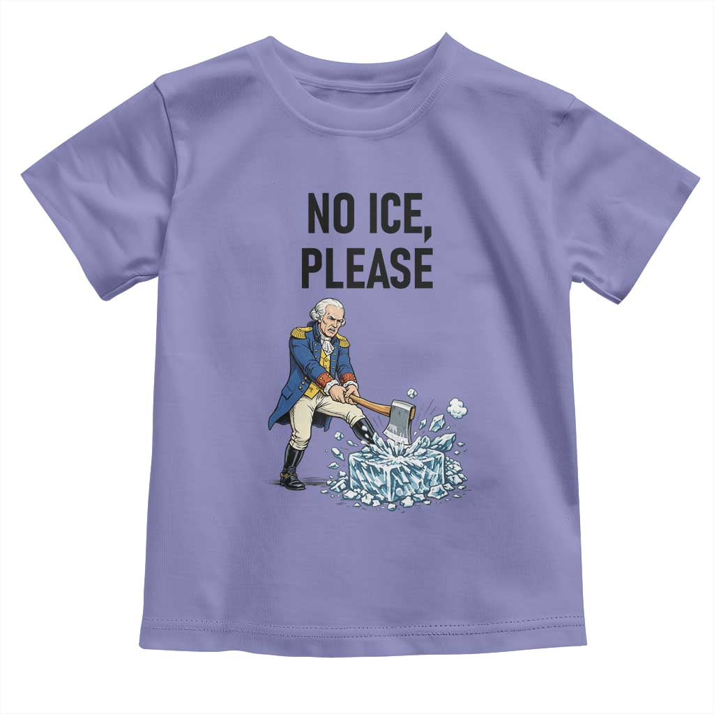 Funny George Washington Political Anti Ice Gift Toddler T Shirt