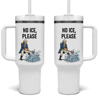 Funny George Washington Political Anti Ice Gift Tumbler With Handle