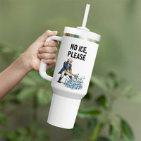 Funny George Washington Political Anti Ice Gift Tumbler With Handle