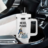 Funny George Washington Political Anti Ice Gift Tumbler With Handle