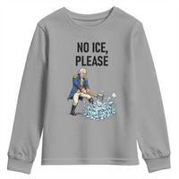 Funny George Washington Political Anti Ice Gift Youth Sweatshirt