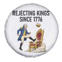 Funny George Washington Protest Spare Tire Cover Rejecting Kings Since 1776