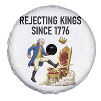 Funny George Washington Protest Spare Tire Cover Rejecting Kings Since 1776