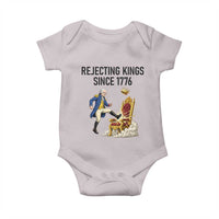 Funny George Washington Protest Baby Onesie Rejecting Kings Since 1776