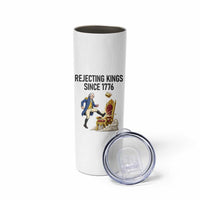 Funny George Washington Protest Skinny Tumbler Rejecting Kings Since 1776