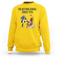 Funny George Washington Protest Sweatshirt Rejecting Kings Since 1776