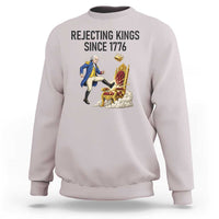 Funny George Washington Protest Sweatshirt Rejecting Kings Since 1776