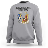 Funny George Washington Protest Sweatshirt Rejecting Kings Since 1776