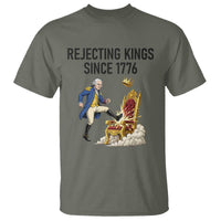 Funny George Washington Protest T Shirt Rejecting Kings Since 1776