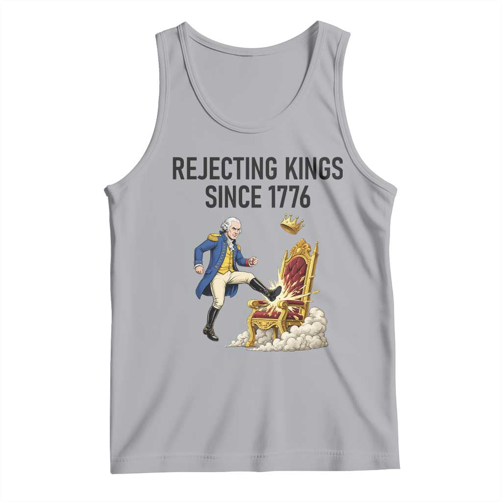 Funny George Washington Protest Tank Top Rejecting Kings Since 1776