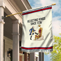 Funny George Washington Protest Garden Flag Rejecting Kings Since 1776