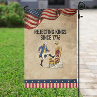 Funny George Washington Protest Garden Flag Rejecting Kings Since 1776