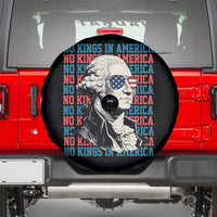 Funny George Washington Protest Spare Tire Cover No Kings In America