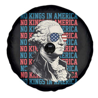 Funny George Washington Protest Spare Tire Cover No Kings In America