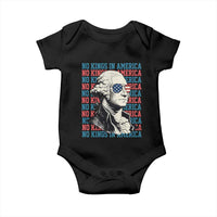 Funny George Washington Protest Baby Onesie No Kings In America
