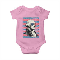 Funny George Washington Protest Baby Onesie No Kings In America