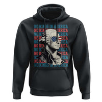 Funny George Washington Protest Hoodie No Kings In America
