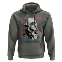 Funny George Washington Protest Hoodie No Kings In America