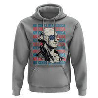 Funny George Washington Protest Hoodie No Kings In America