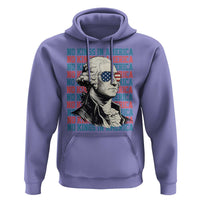 Funny George Washington Protest Hoodie No Kings In America