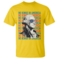 Funny George Washington Protest T Shirt No Kings In America