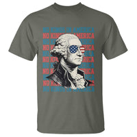 Funny George Washington Protest T Shirt No Kings In America