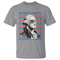 Funny George Washington Protest T Shirt No Kings In America