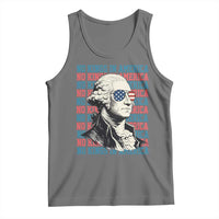Funny George Washington Protest Tank Top No Kings In America