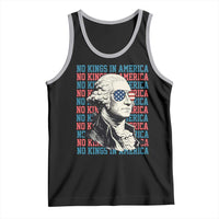 Funny George Washington Protest Tank Top No Kings In America