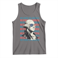 Funny George Washington Protest Tank Top No Kings In America