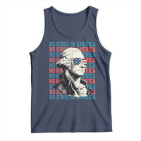Funny George Washington Protest Tank Top No Kings In America
