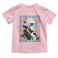 Funny George Washington Protest Toddler T Shirt No Kings In America