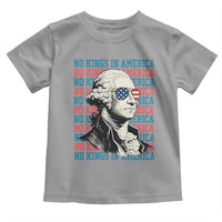 Funny George Washington Protest Toddler T Shirt No Kings In America