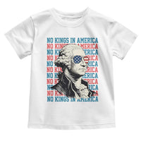 Funny George Washington Protest Toddler T Shirt No Kings In America