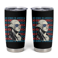 Funny George Washington Protest Tumbler Cup No Kings In America